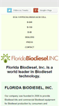 Mobile Screenshot of floridabiodieselinc.com