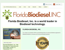 Tablet Screenshot of floridabiodieselinc.com